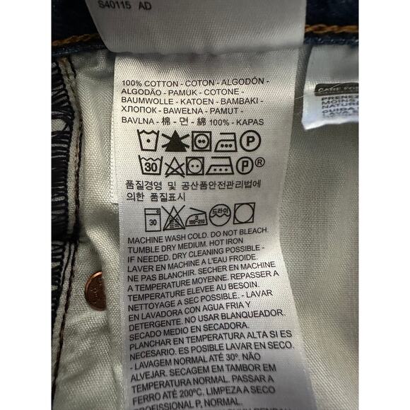 Levi's Wedgie Straight Jeans size 27 - Picture 7 of 10